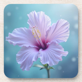 Lavender Hibiskus Blume Getränkeuntersetzer