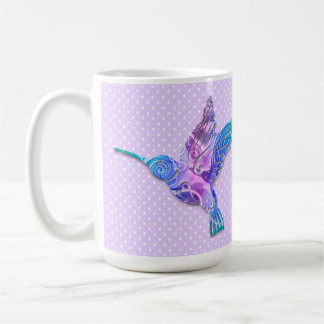 Lavender Hummingbird Mug Kaffeetasse