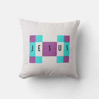 Lavender Jesus Accent Pillow Kissen