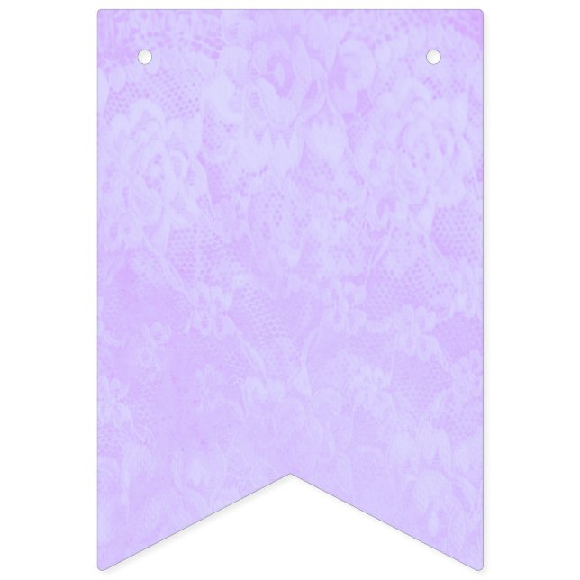 Lavender Lace Wimpelkette (Erste Fahne)