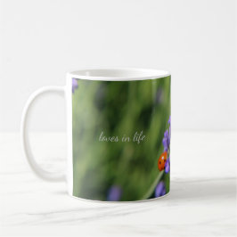 Lavender & Lady Bug Kaffeetasse