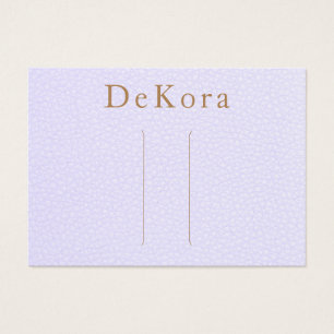 Lavender Lederhaar Clip-Halter