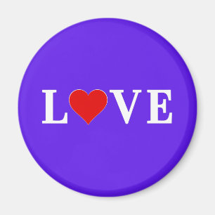 Lavender LIEBE Elegant Stilvoll Magnet