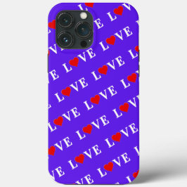 Lavender LIEBE Moderne Elegante Case-Mate iPhone Hülle