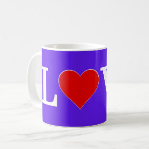 Lavender LIEBE Modernes Design Kaffeetasse