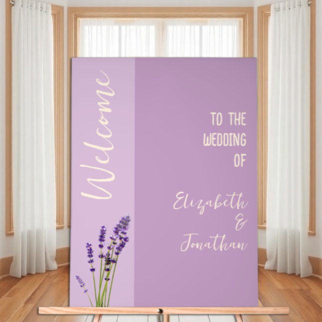 Lavender Liebe Wedding Acrylschild (Von Creator hochgeladen)