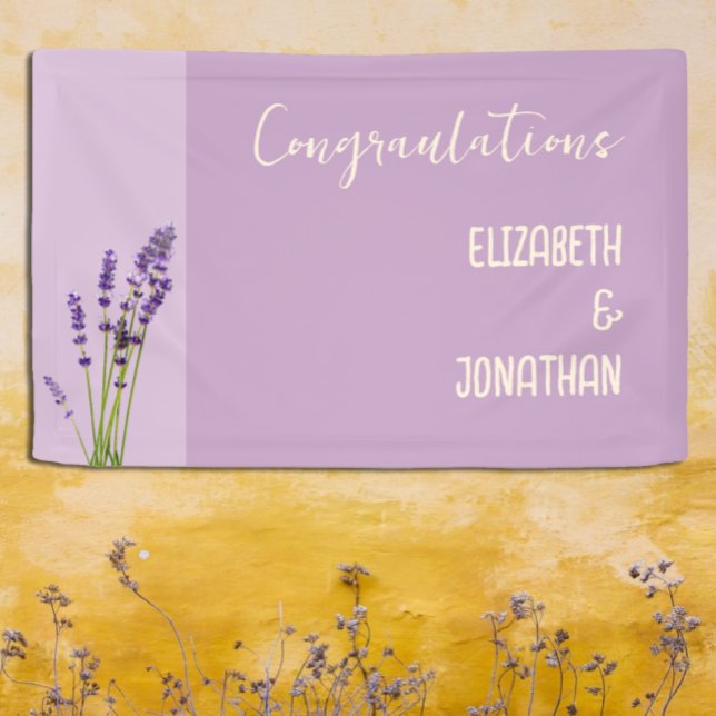 Lavender Liebe Wedding Banner (Von Creator hochgeladen)