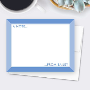 Lavender Lila 2-Tone Girls Stationery Niedlich Mitteilungskarte