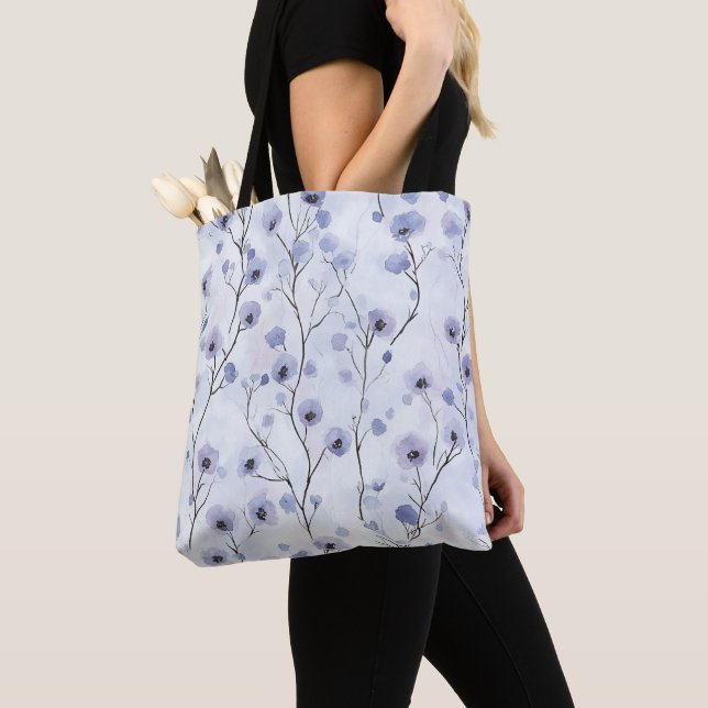 Lavender Lila Chic Blume Tasche (Von Nahem)