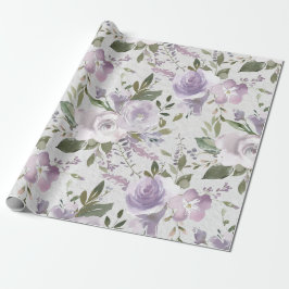 Lavender Lila Lilac Wasserfarben Blume Geschenkpapier