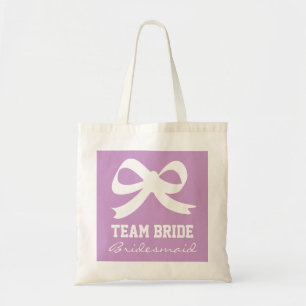 Lavender lila Mannschaftsbriege Bachknot Tragetasche