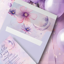 Lavender Lila Pink Magical Fairy Moon verzaubert