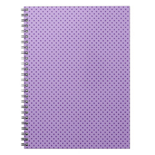 Lavender Lila Polka Dot Classic Minimal Notizblock