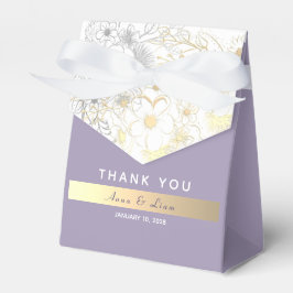Lavender Lila Wedding Geschenkschachtel