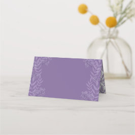 Lavender Lila Wedding Vintag Botanical Platzkarte