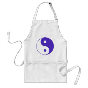 Lavender Lila Yin-Yang Schürze
