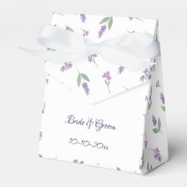 Lavender Lilac Floral Arch Wedding Favor Boxes Geschenkschachtel