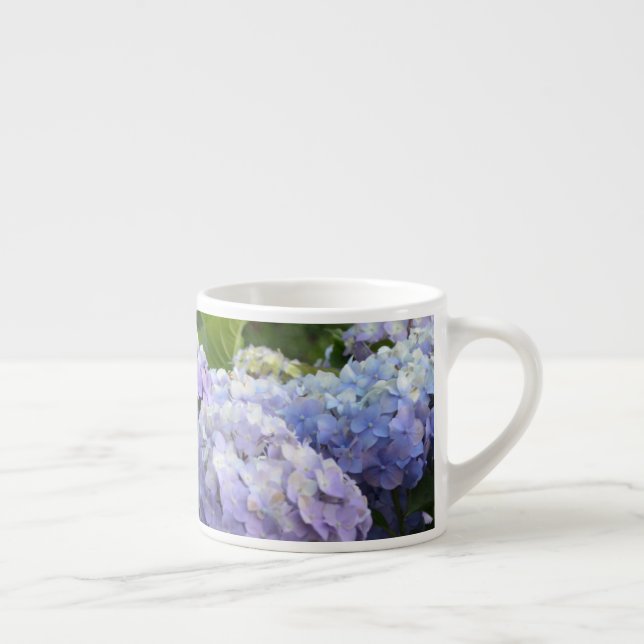 Lavender & Lilac Hortensia Hydrangea Blume Espressotasse (Rechts)