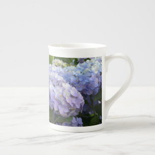 Lavender & Lilac Hortensia Hydrangea Blume Prozellantasse