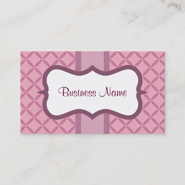 Lavender Lilac Plum Custom Business Cards Visitenkarte (Vorderseite)