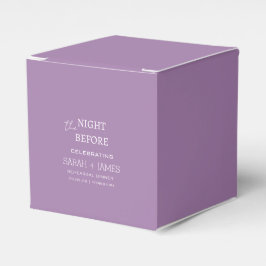 Lavender lilac Probe Dinner Hochzeit Party Geschenkschachtel