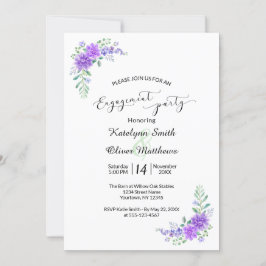 Lavender Lilac Wedding Verlobung Einladung