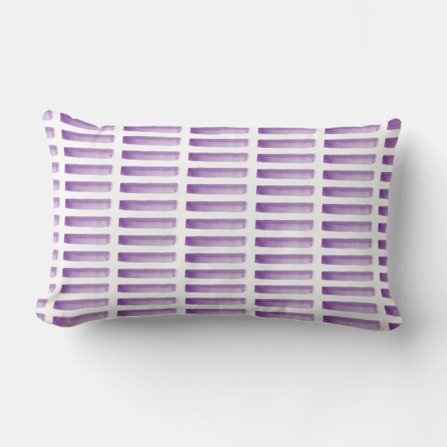 Lavender Lines Lendenkissen (Vorderseite)
