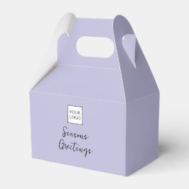 Lavender Logo Text Promotional Business Packaging Geschenkschachtel