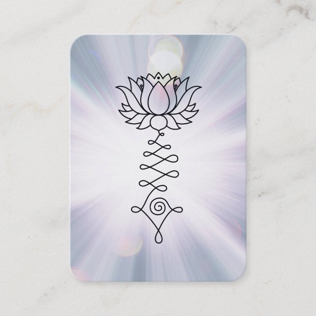 *~* Lavender Lotus Blue Rays Reiki Healing Energy  Visitenkarte (Vorderseite)