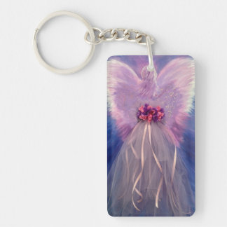 "Lavender Love" Engel ist ein Symbol der Liebe Schlüsselanhänger