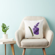 Lavender Lush Throw Kissen