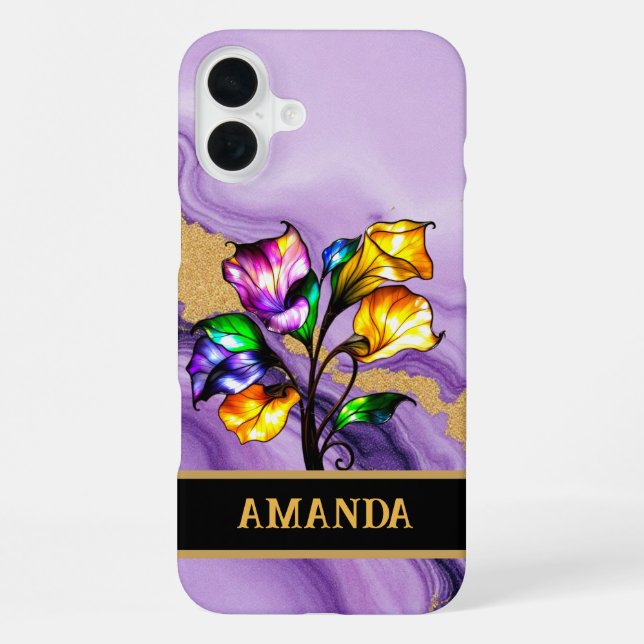 Lavender Luxe iPhone 16 Plus Hülle (Rückseite)