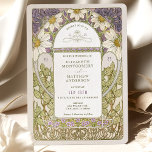 Lavender Marguerite Daisy Wedding Art Nouveau Einladung<br><div class="desc">Die Hochzeitseinladung von Alphonse Mucha aus Lavendel und Daisy Art Nouveau Vintage ist in einem floralen, romantischen und skurrilen Design. Viktorianische Schnörkel ergänzen klassische Deko-Schriftart. Bitte geben Sie Ihre persönlichen Informationen ein, und Sie sind fertig. Wenn Sie das Design weiter ändern möchten, klicken Sie auf den blauen Button "Anpassen". Vielen...</div>