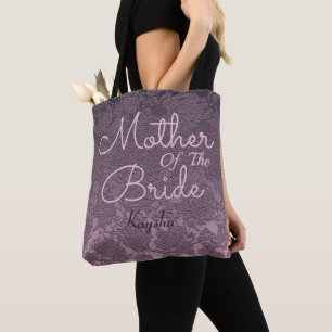 Lavender Mauve Lila Hochzeitsmutter der Braut Tasche