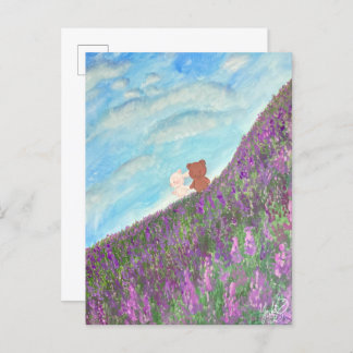 "Lavender Memory" Postcard & Envelope Set Postkarte
