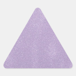 Lavender Mess Dreieckiger Aufkleber