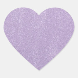 Lavender Mess Herz-Aufkleber