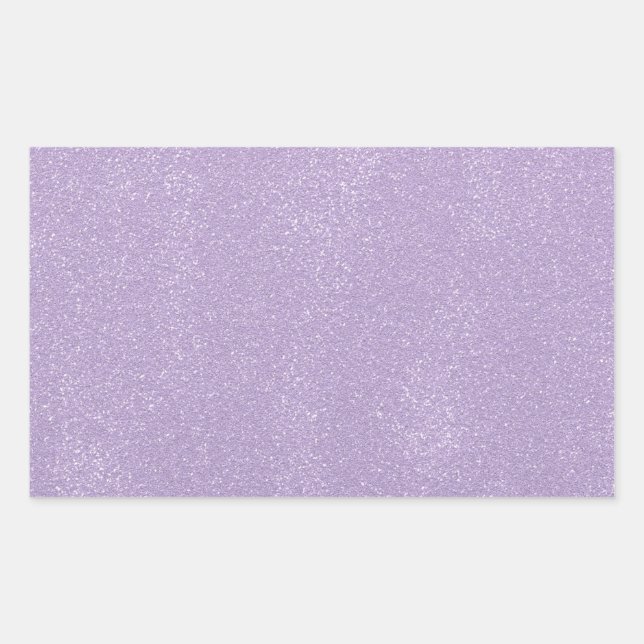 Lavender Mess Rechteckiger Aufkleber (Vorderseite)