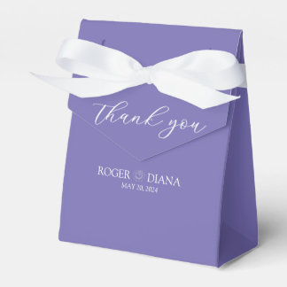 Lavender Minimalistisch Wedding Geschenkschachtel