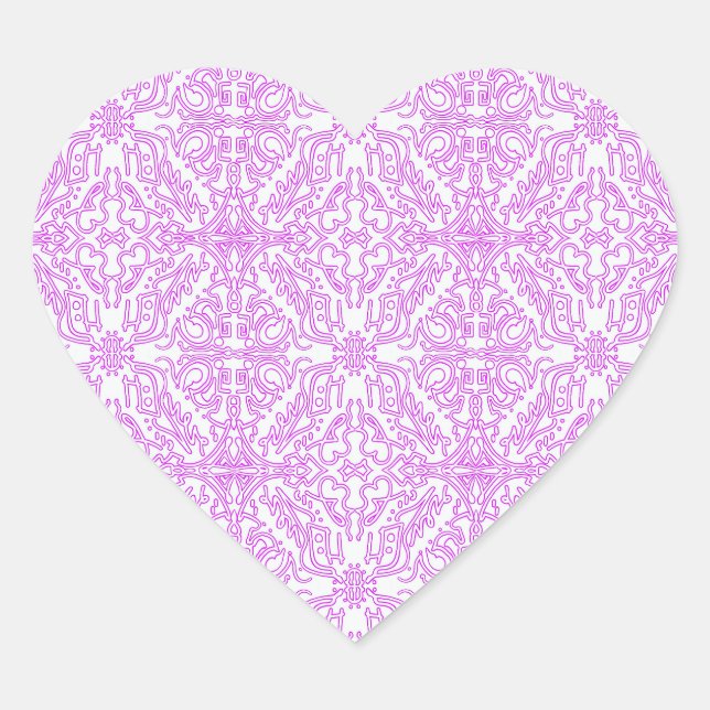 Lavender Mint Mandala Sticker (Vorderseite)