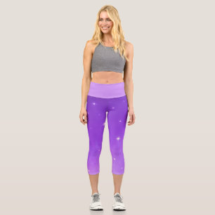 "LAVENDER MOON" Maßgeschneiderte Capri-Hosen mit h Capri Leggings