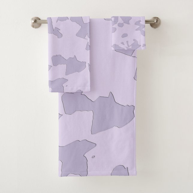 Lavender Moon Raker Badhandtuch Set (Insitu)