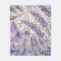 Lavender Morning Bliss - Mosaikkunst