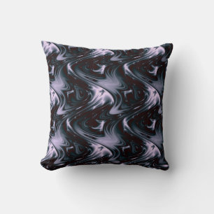Lavender Mute Waves of Beauty Fraktal Kissen