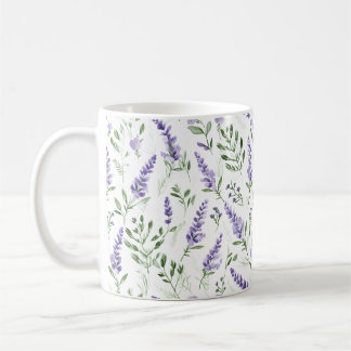 Lavender Natural Pattern Kaffeetasse