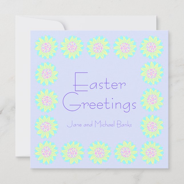 Lavender Oaster Greetings Karte (Vorderseite)