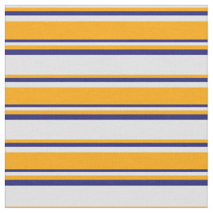 Lavender, Orange & Midnight Blue Colos Muster Stoff