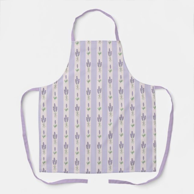 Lavender Pattern Schürze (Vorderseite)
