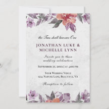 Lavender Peach Floral Wasserfarbe Christliche Hoch