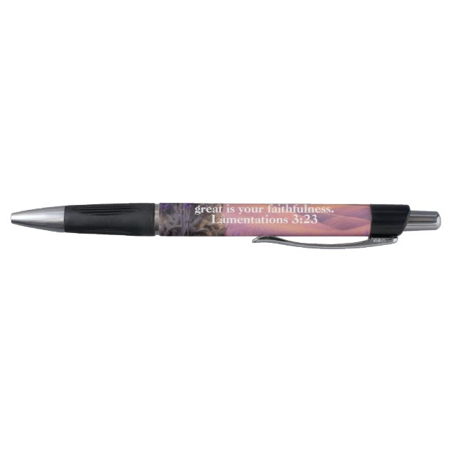 Lavender Pen Lamentations 3:23 Kugelschreiber (Unterseite)